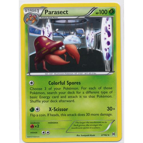 Pokemon XY BREAKThrough #002/162 Parasect
