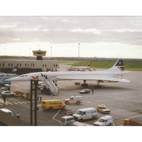 British Airways Concorde Civil Aviation Postcard (A23065)