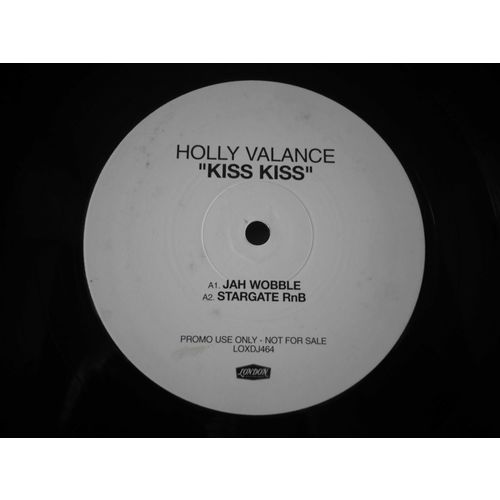12" SINGLE.2002..PROMO. HOLLY VALANCE .. KISS KISS. LONDON DJ464. NEAR MINT