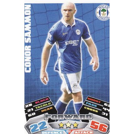 Match Attax Extra 2011/2012 U59 Conor Sammon Wigan Athletic