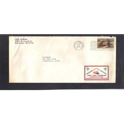 Free Mason Label Cover 1555 10c David W. Griffith CV03056