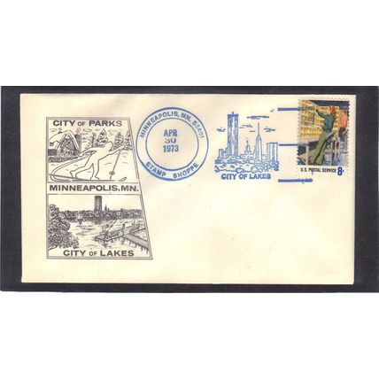 Event Parks-Lakes 1494 8c Postal Worker (Cachet-U/A) CV41359