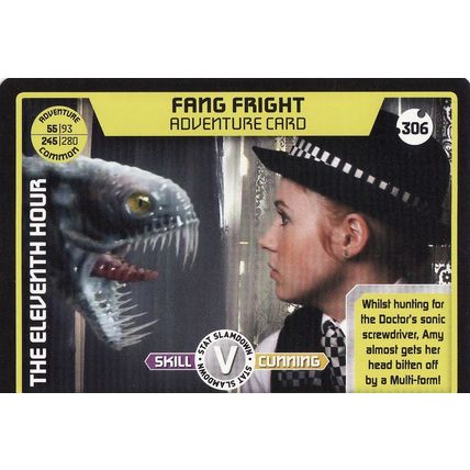 Doctor Who Monster Invasion Extreme TCG 306 Fang Fright