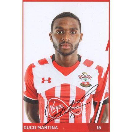 Cuco Martina Southampton Football Club Hand Signed Photo