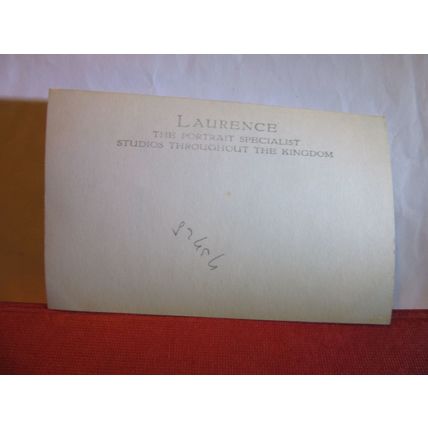 2 x UNKNOWN SMART YOUNG CHAPS antique photograph Laurence Studios =