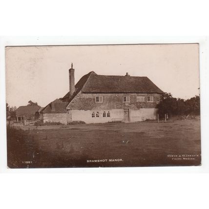 Bramshott Manor Postcard 1917 RP Hampshire