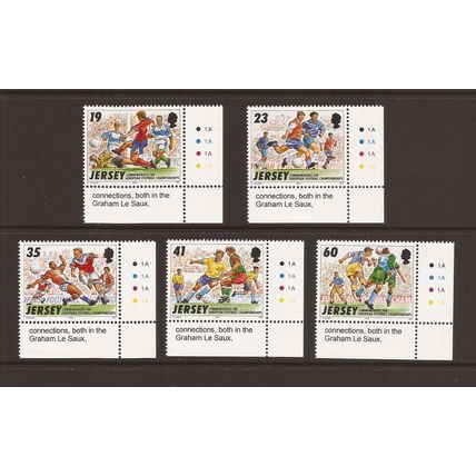1996 Jersey, European Football, NH Mint Set SG 741-5 #2