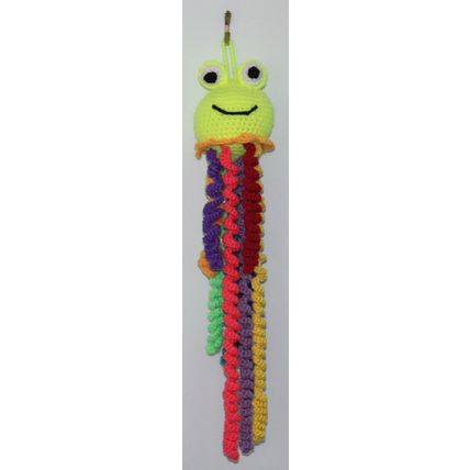 Hand Crocheted Colourful Jelly Fish Soft Toy - Made in Australia