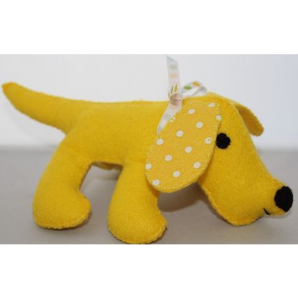 Hand Sewn Felt Puppy - Made in Australia