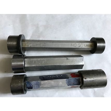 lot THE PIPE MACHINERY GO NO GO PLUG GAGE 1.515 1.520 1.5069 1.5123 1.528,AD
