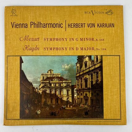Mozart / Haydn Vienna Philharmonic Von Karajan Vinyl LP Record Album LD-2347