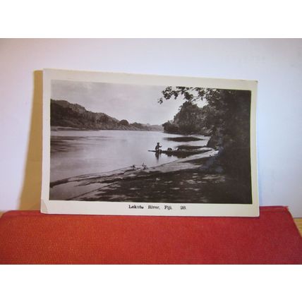 LEKUTU RIVER, FIJI unused vintage postcard RP =