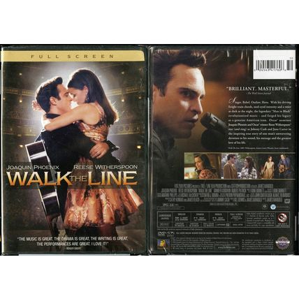 WALK THE LINE FULL SCREEN DVD REESE WITHERSPOON 20TH CENTURY FOX VIDEO NEW
