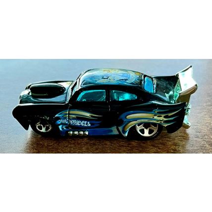 Gringoyle Bat Tampo LOOSE Dragster Car 2001 Hot Wheels "Jaded In Black" Diecast