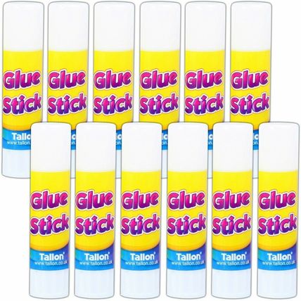 12 x GLUE STICKS Twist Up School Supply NON TOXIC SAFE Kids Childrens Art Craft