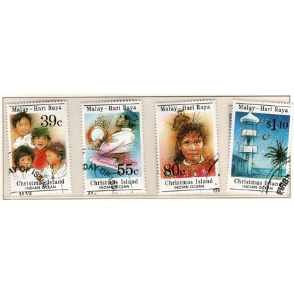 Christmas Island ASC 249-252 1989 Malay - Hari Raya used