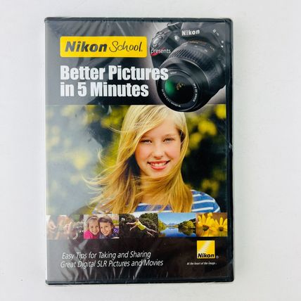 Nikon School Presents Better Pictures in 5 Minutes 2012 DVD New Sealed