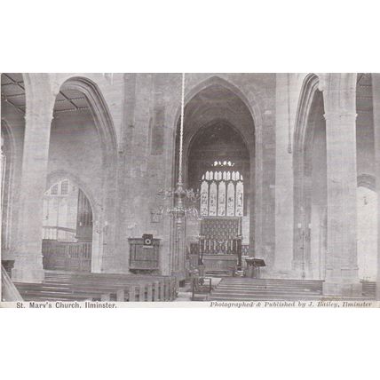 E244 ILMINSTER - ST MARYS CHURCH INTERIOR