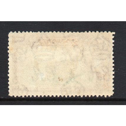 Jamaica - 1938-52 - 1/- Green & Purple-Brown (sg130) Mint Hinged