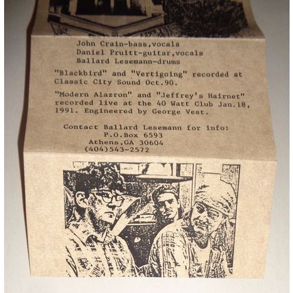 ROOSEVELT - Rare Demo Cassette - 1991 - Ballard Lesemann - Hard rock - 4 tracks