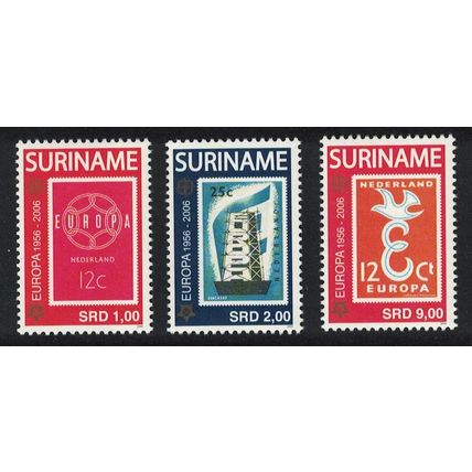 Suriname Europa Stamps 3v 2006 MNH SG#2140-2142
