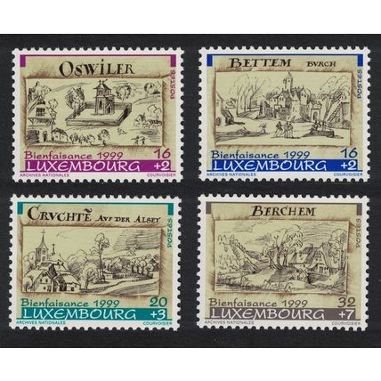 Luxembourg Villages 2nd series 4v 1999 MNH SG#1510-1513 MI#1485-1488