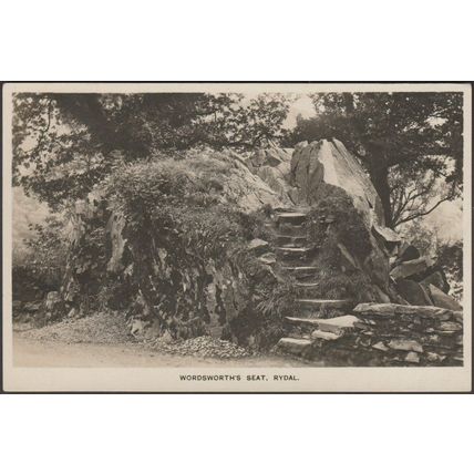 Wordsworth's Seat, Rydal, Westmorland, c.1920 - RP Postcard