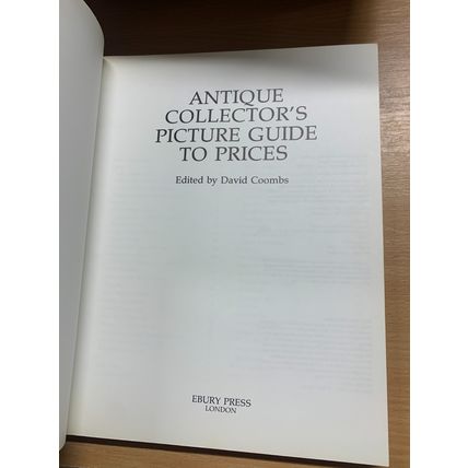 1979 "ANTIQUE COLLECTOR'S PICTURE GUIDE TO PRICES" VINTAGE PAPERBACK BOOK (P4)