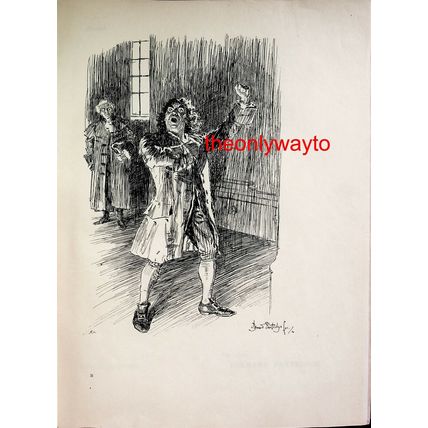 Actor, Bernard Partridge, Book Illustration (Print), 1901
