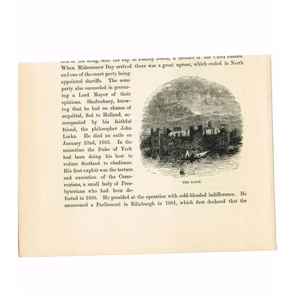 SAVOY, LONDON, ENGLAND, Book Illustration (Print), c1870