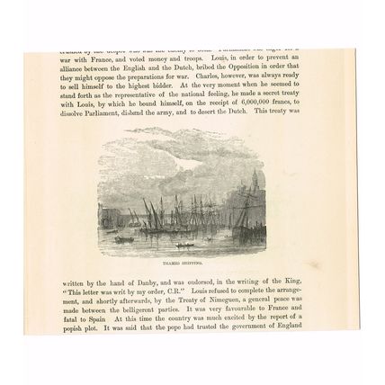THAMES SHIPPING, LONDON, ENGLAND, Book Illustration (Print), c1870