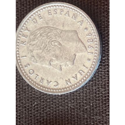 Umlaufmünze Spanien 1 Peseta 1986