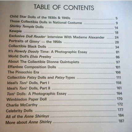 Doll Collector Magazine Compilation Book USA Magazine 1976-1987 Best of John Axe