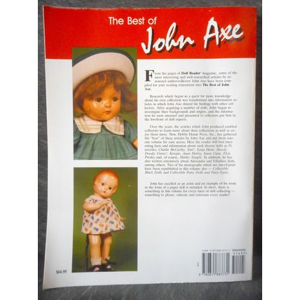 Doll Collector Magazine Compilation Book USA Magazine 1976-1987 Best of John Axe