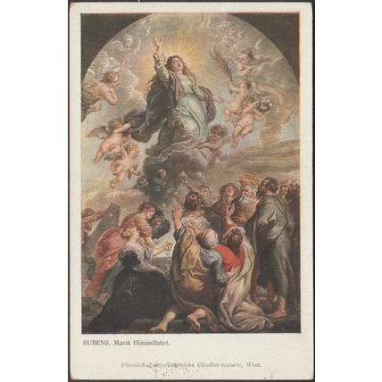 Peter Paul Rubens - Mariä Himmelfahrt, c.1910 - Wolfrum AK