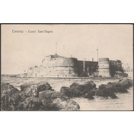 Castel Sant'Angelo, Taranto, c.1910s - Spagnolo Cartolina