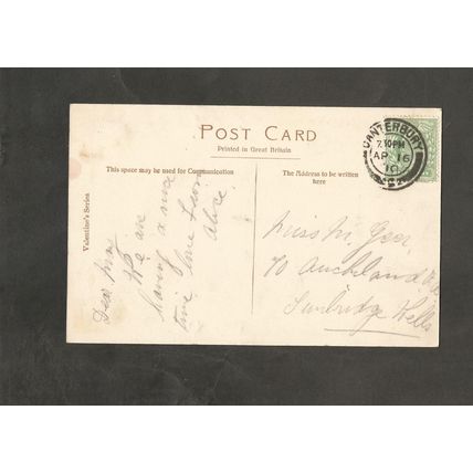 Postcard Kent Canterbury Dane John 1910