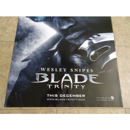 Blade Trinity - Movie Poster with Wesley Snipes as Blade - Advance Vintage Poste