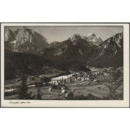 Kranjska Gora, 1928 - Agfa Foto Razglednica
