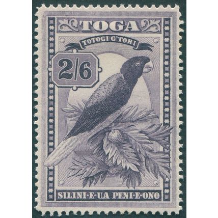 Tonga 1943 2s 6d deep purple SG81 unused