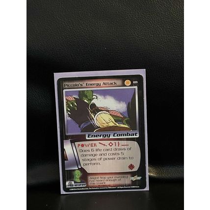 Piccolo's Energy Attack - 109 - Unlimited Edition Saiyan Saga Dragon Ball Z Trad