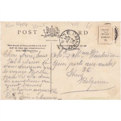 Shakespeare Cliff at Dover Kent Postcard (KEN6404)