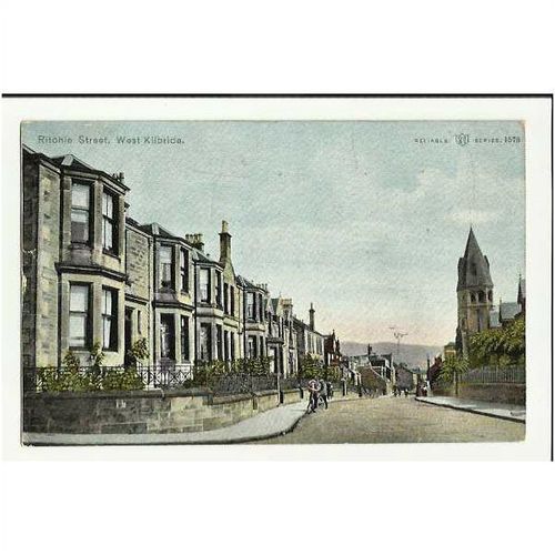 Ayrshire WEST KILBRIDE Ritchie Street Postcard by Reliable (1573)