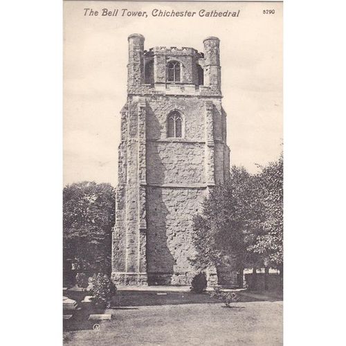 The Bell Tower Chichester Cathedral Sussex Postcard (SX70897)