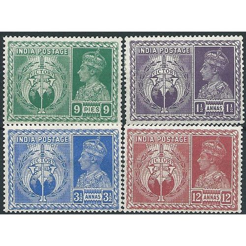 India 1946 Victory Set SG278-281 Mounted Mint .. ..