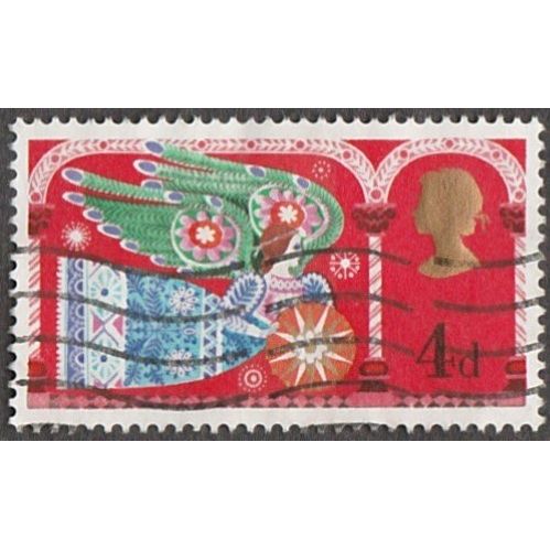 1969 Christmas, 4d, Herald Angel. Fine Used