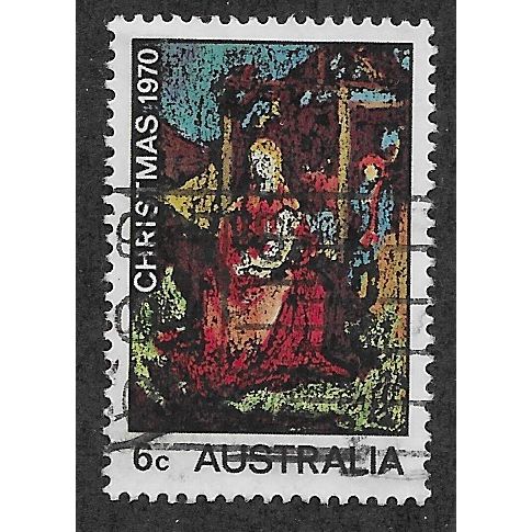 AUS 1970 6c 'CHRISTMAS' FINE USED (EBID52-025)