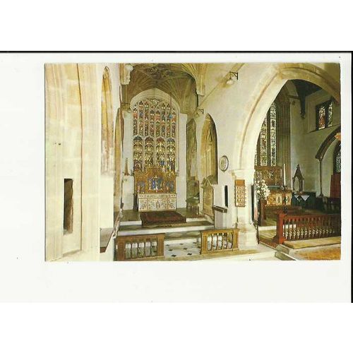 Gloucestershire CIRENCESTER Parish Church Interior Postcard (PT6855)