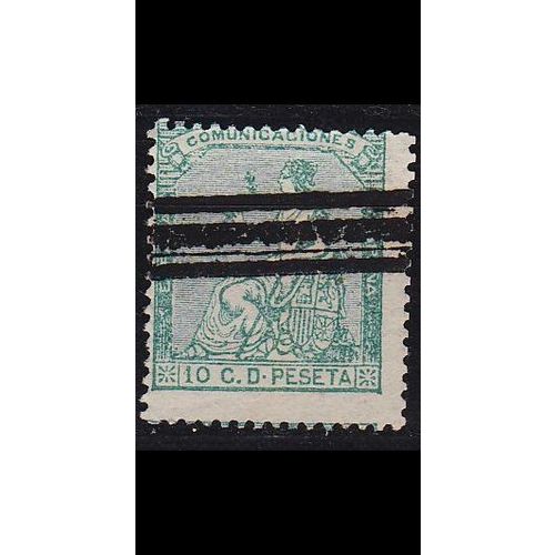 SPANIEN SPAIN [1873] MiNr 0127 ( O/used ) [01] Balken-O