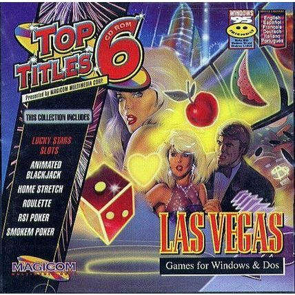 Top 6 Titles: LAS VEGAS (PC-CD, 1996) for Win/DOS - NEW CD in SLEEVE
